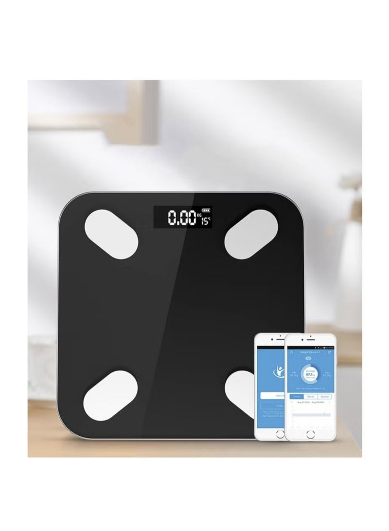 BMI Smart Bluetooth Body Weight Scale with APP – Ultra Slim, High Precision, Large Colored LED Display - Image 4