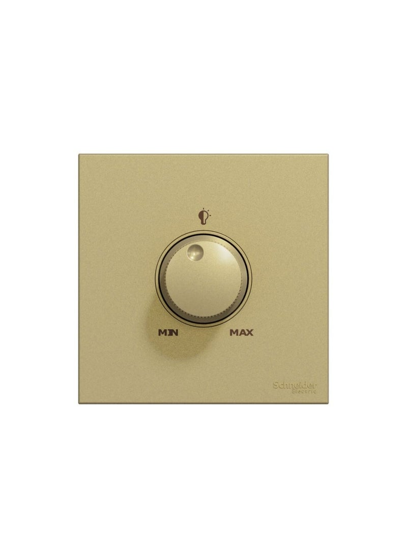 Schneider Electric - Schneider Electric Avataron C Universal Dimmer With Switch E8732Rd250U_WG, , Wine Gold - Image 1