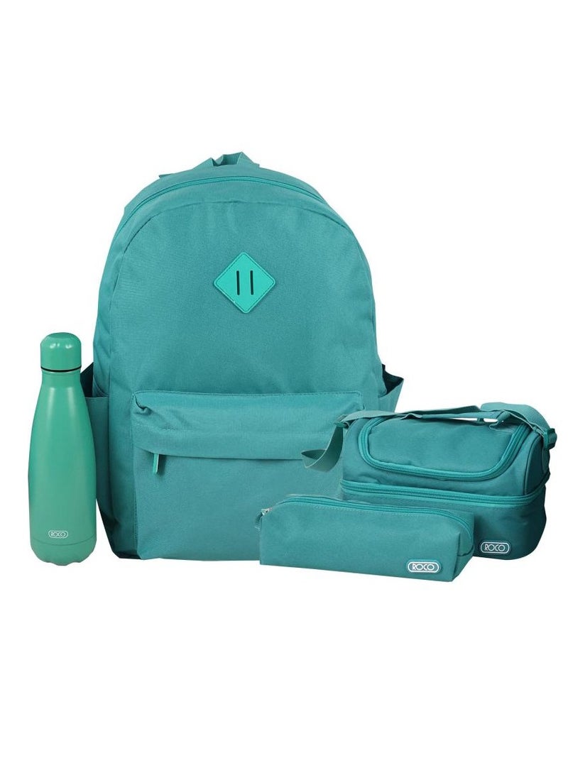 روكو حقيبة ظهر صلبة 4 في 1 مجموعة قيمة حقيبة ظهر مع ملحق