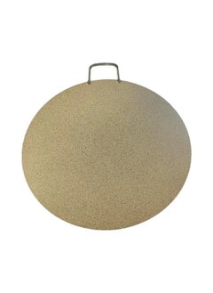drobina Turkish granite tray with a  handle 40 cm brown  - Image 2