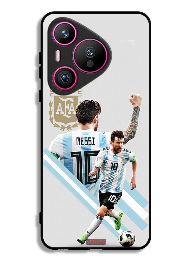 Tolwak Huawei Pura 70 Protective Case Cover Leo Messi Art - Image 1