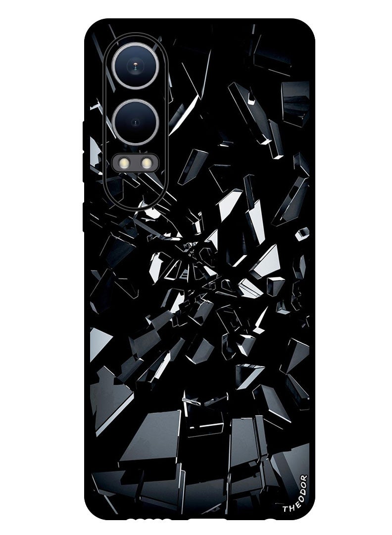 Theodor Protective Case Anti Scratch Shock Proof Bumper Cover For OnePlus Nord CE4 Lite Black 1 - Image 1