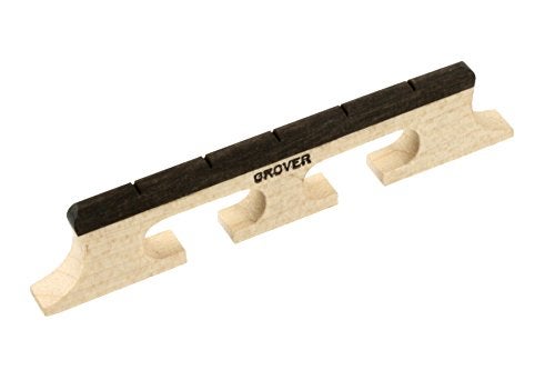 Allparts 5-Str Grover Banjo Bridge #73 5/8 Tall Ebony Top 3 Leg Allparts BJ-0509-0E0 - Image 4