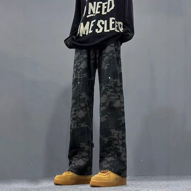 Unisex Classic Denim Jeans Loose Fit Daily Outdoor Wear - Image 4