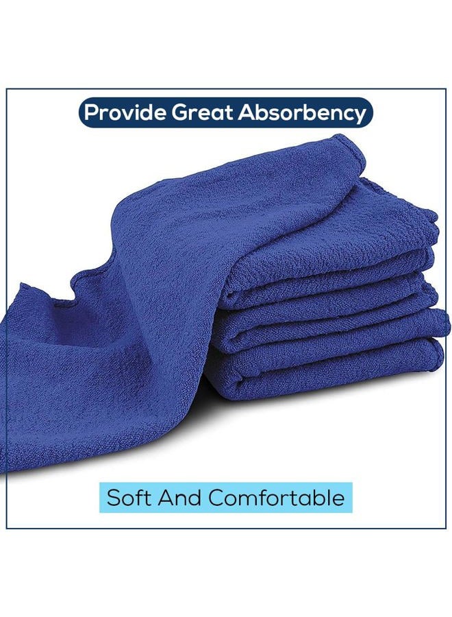 Simpli-Magic 79184 Shop Towels 14"x12", 50 Pack,Cotton, Blue - Image 5