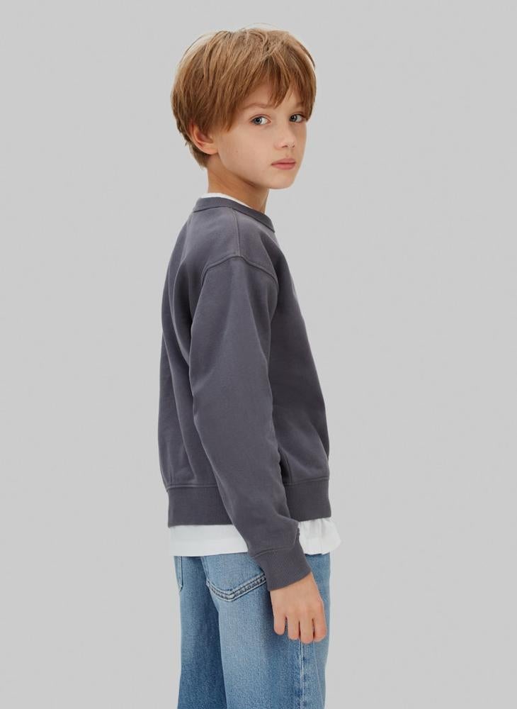 Calvin Klein Jeans Youth Graphic Pullover Sweatshirt - Image 2
