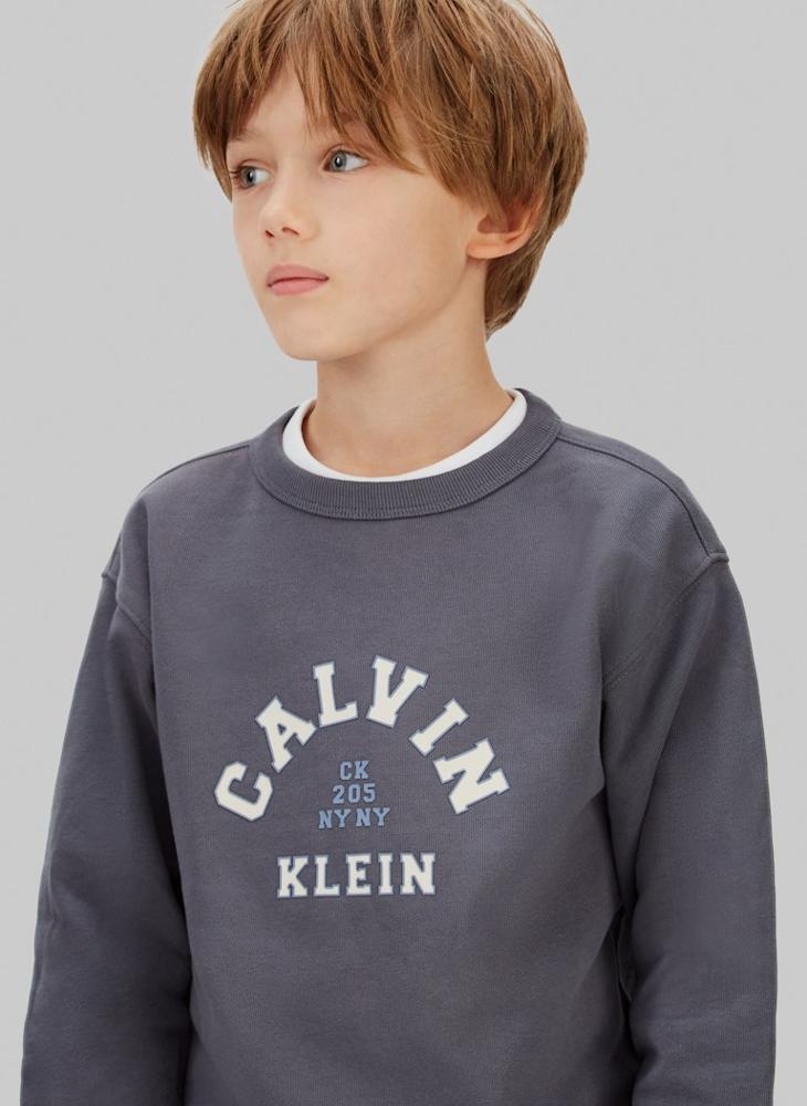 Calvin Klein Jeans Youth Graphic Pullover Sweatshirt - Image 3