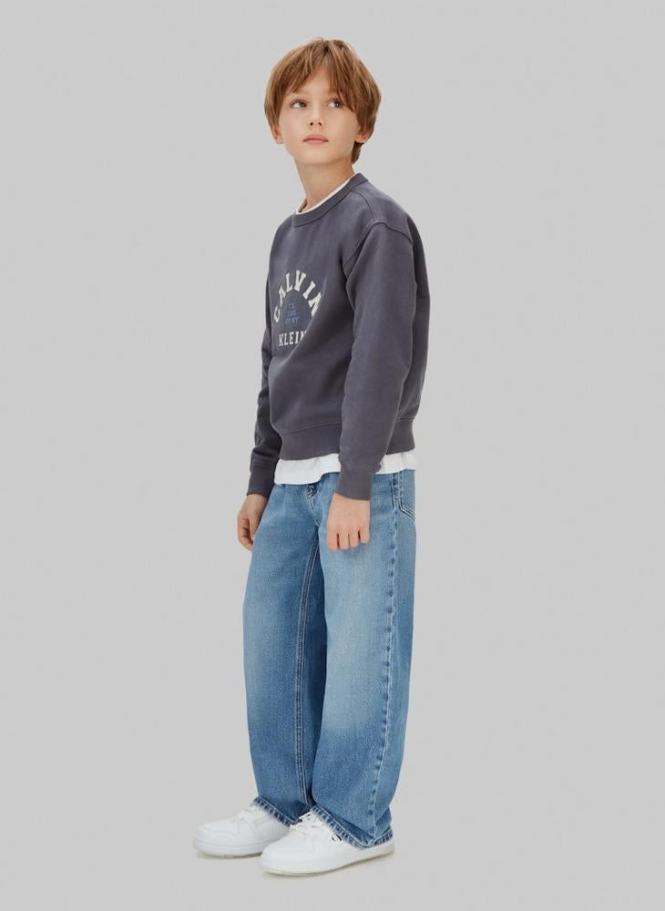 Calvin Klein Jeans Youth Graphic Pullover Sweatshirt - Image 4