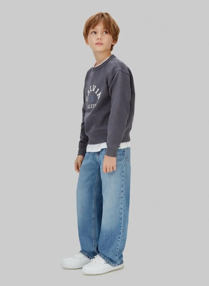 Calvin Klein Jeans  Youth Graphic Pullover Sweatshirt for Men | Best Price UAE