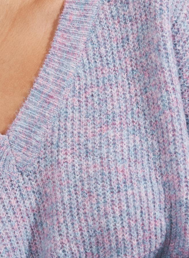Styli Oversized Regular Length V Neck Sweater  - Image 3