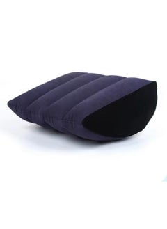 Generic Inflatable Wedge Pillow Bed Wedges and amp Body Positioners Pillow Traveling Pillow Body Position Cushion Leg Positioner Pillow Surface Flocking for Sleeping Traveling Yoga with Household Air Pump  - Image 3