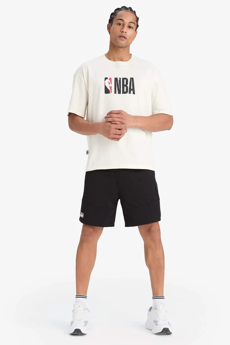 ديفاكتو DeFactoFit NBA Wordmark Oversize Fit T-Shirt