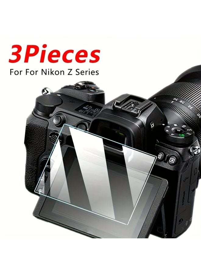 3 Pieces Tempered Glass Screen Protector For Nikon Z50 Camera Display Cover - Image 2