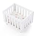 Minamzee 112 Dollhouse Cirb 1 Set Wooden Miniature Dollhouse Crib with Bedding Cradle Model Mini Doll Crib Doll Pets Furniture Decorations Accessories - Image 4