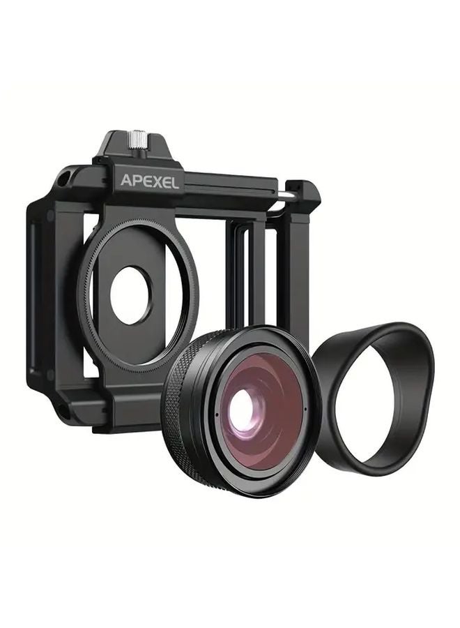 Apexel 2025 Professional Macro Lens Kit Black For Closeup Phone Photography - Image 1