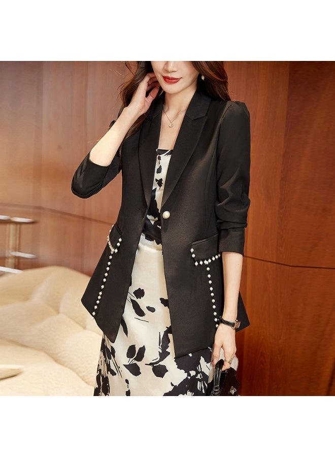 Shougu New Fashionable Casual Ms Suit Blazer - Image 1
