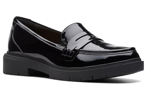 Clarks Black's Westlynn Ayla Loafer, Black Patent Synthetic, 7.5 Medium US - Image 2