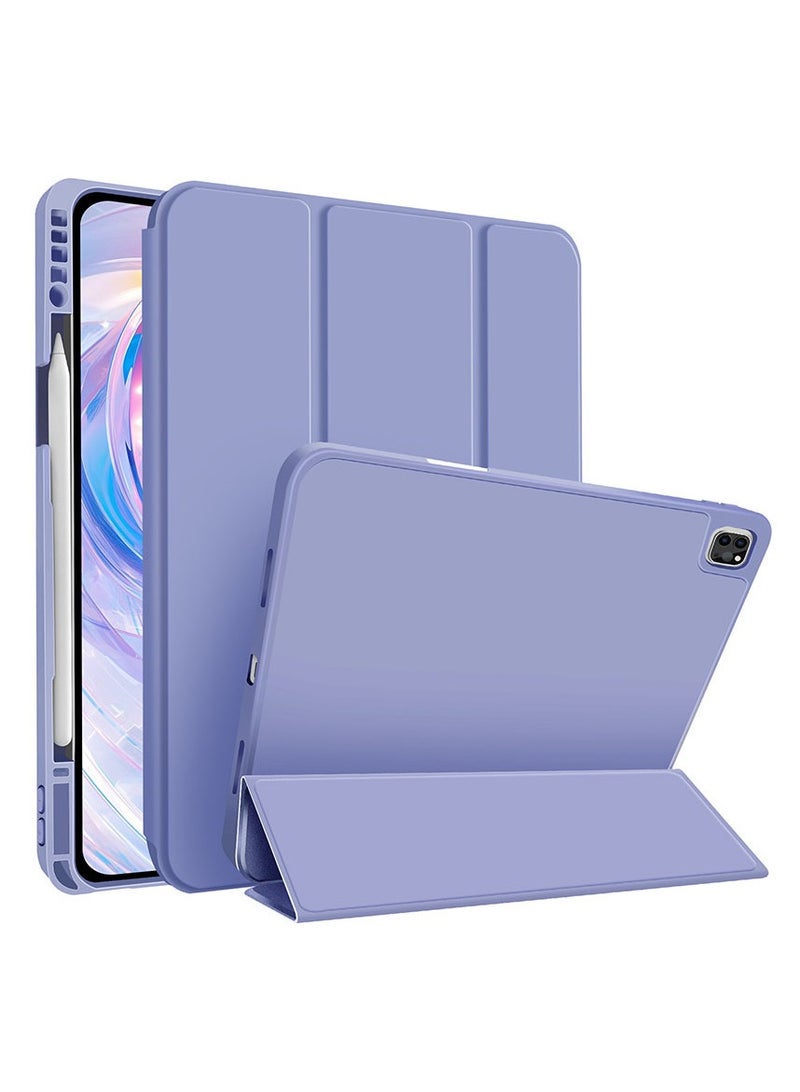 general For ipad Pro 11/13 2024 Pen Tray Design Auto Wake/Sleep Tablet Full Cover Tri-Fold Stand Case Compatible with iPad Air 11 2024 - Image 1