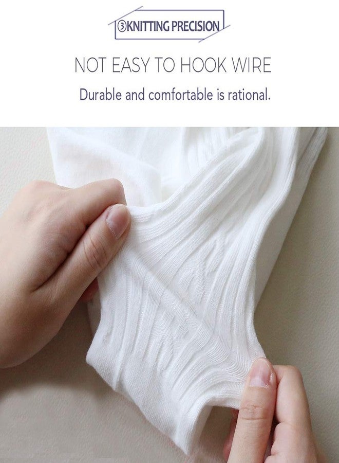 techcity Baby Toddler Girls Tights Seamless Cable Knit Cotton Leggings Pants Stockings for Infant Baby Girl (White, 2-4 Years) - Image 5