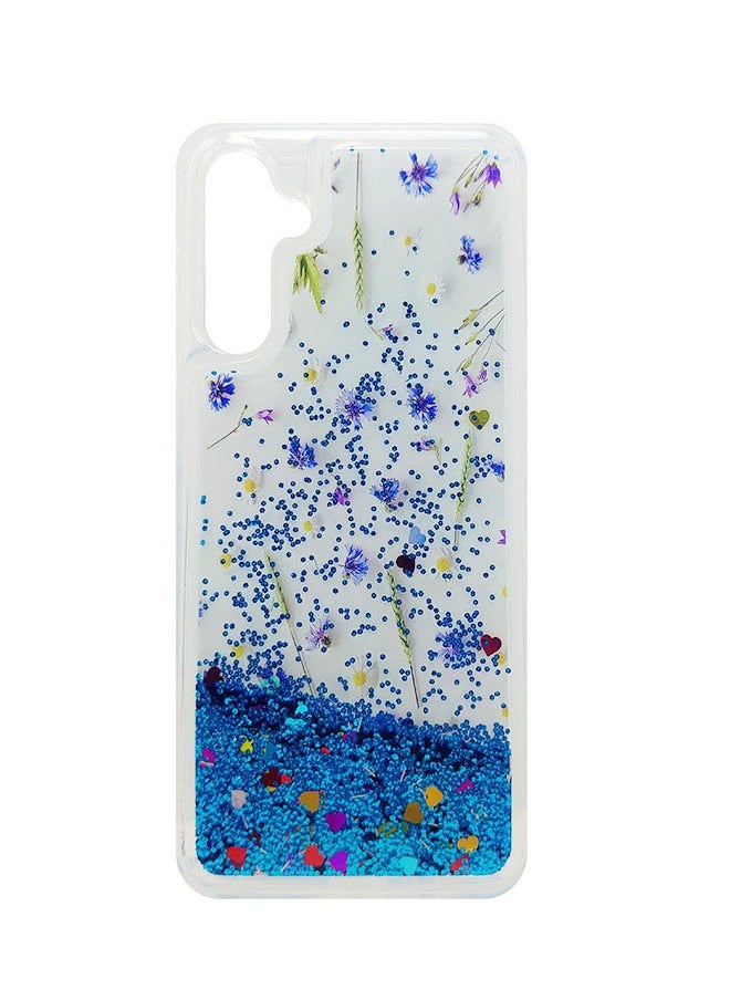 EYE CATCH Samsung Galaxy A25 Case For Women Girls Liquid Glitter Cover Sparkly Clear Shiny Bling Sparkle Phone Back Accessory Protection For Samsung Galaxy A25 Case Transparent  - Image 1