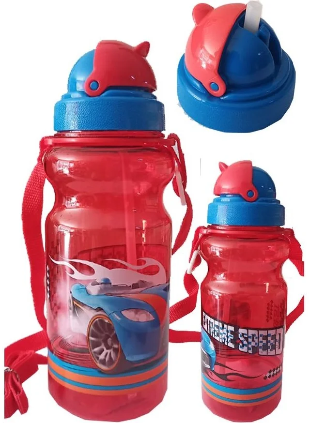 Dolphin Boy Water Bottle 500ML Red 1 Piece Extreme Speed ​​Red Water Bottle Plastic Water Bottle