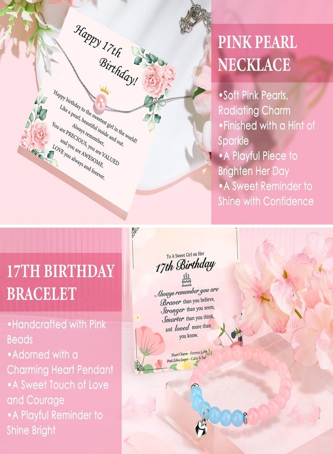 YENCHORN 17th Birthday Gifts for Girls Cool 17 Years Old Girl Gift Ideas Trending Birthday Gift for 17 Year Olds Girl Sweet Happy 17th Decorations Gifts for Teenage Girls with Tumbler Makeup Bag Comfort Socks - Image 5