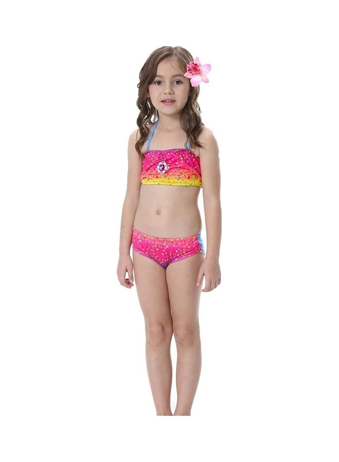 NIBEMINENT 3-Piece Mermaid Swimming Costume Set 140cm - Image 4
