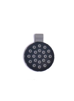 For Apple Airtag Protective Cover Airtags Pet Tracker Anti-Lost Device Locator Silicone Two-Color Protective Cover-Specification:Charcoal Gray