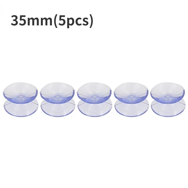 30/5PCS Double-Sided Suction Cup - Sucker Pads for Glass Plastic Aquarium Oxygen Tube DIY Soap Holder Accessories 20/30/35mm - Image 2