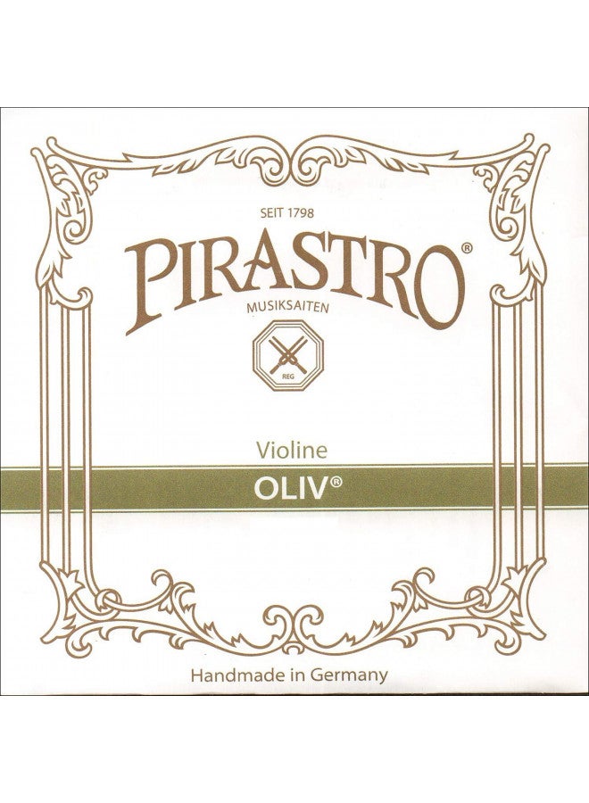 Pirastro Pirastro Oliv 4/4 Violin E String - Medium Gauge - Gold-plated Steel - Loop End  - Image 2