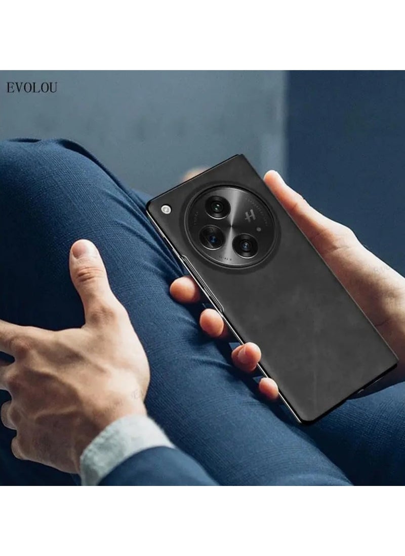 OPPO Find N3 and For Oneplus Open (2023) Folding Screen, Magnetic Flip Cover, Invisible Bracket Holster, All-inclusive Anti-drop, Business Style