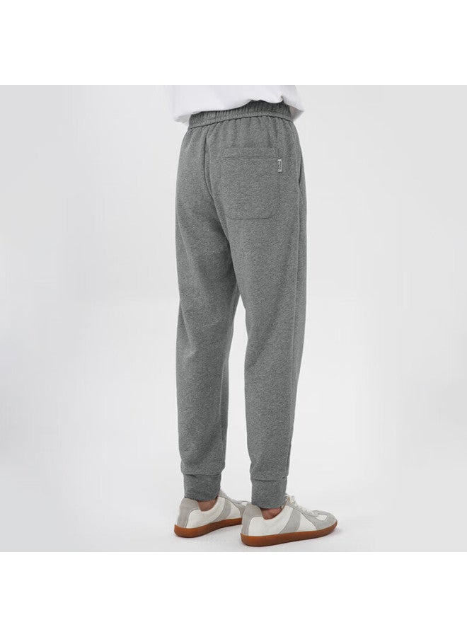 Markless Men's Pants, Autumn And Winter Loose Casual Trousers, Solid Color Joggers, Clb2894m, Mineral Gray, XL - Image 3