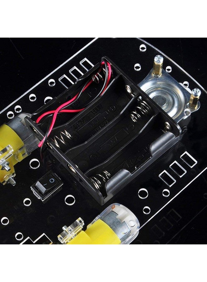 Robocraze 2WD Smart Robot Car Chassis | Two Wheel Drive Robot Car Chassis - Image 3