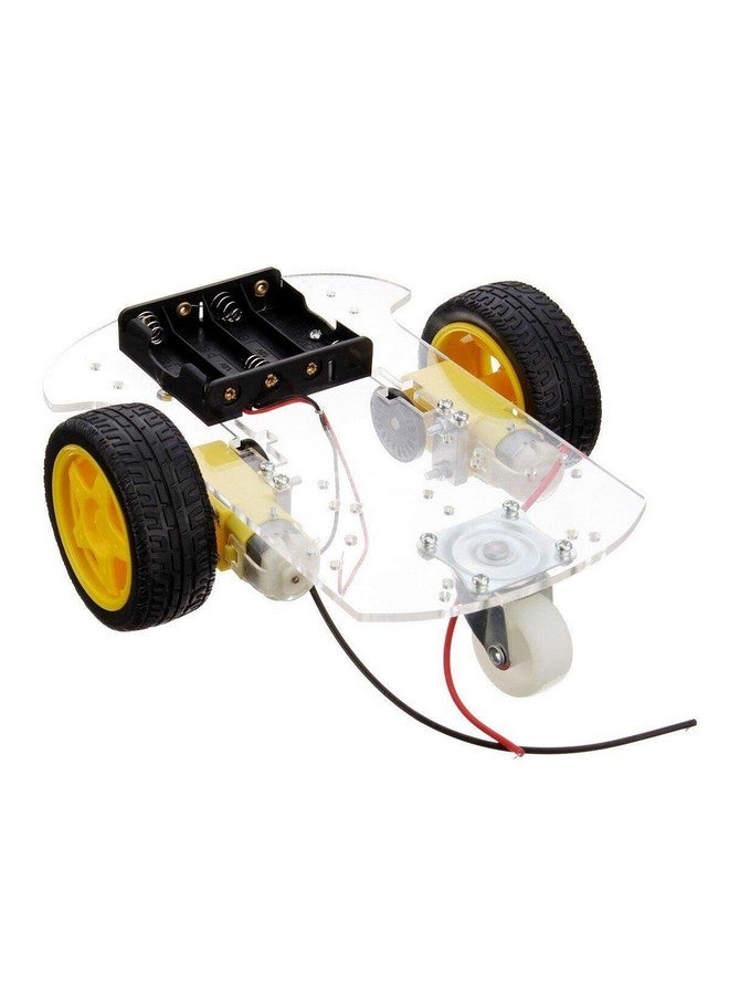 Robocraze 2WD Smart Robot Car Chassis | Two Wheel Drive Robot Car Chassis - Image 1