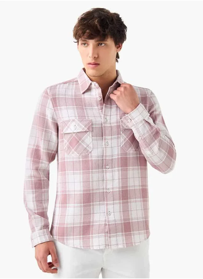 Lee Cooper Lee Cooper Checked Shirt with Pockets