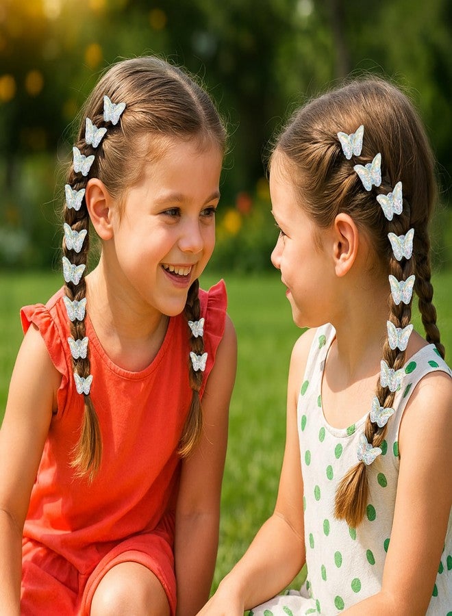 Flavizo 12 Pcs Mini Butterfly Hair Clips for Girls and Women, Stylish Claw Clips, Kids Hair Accessories, Small Hair Clip Set for Woman and Girls - Image 5