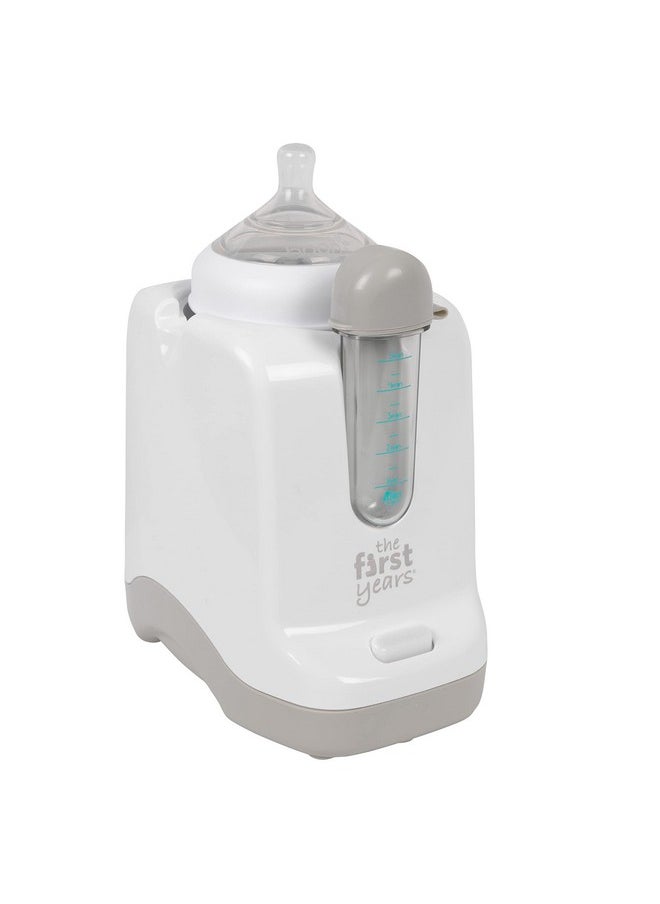 the FIRST years Baby Bottle Warmer And Sterilizer Pacifier And Bottle Nipple Sanitizer Feeding Baby Essentials For Formula Or Breast Milk Holds Multiple Sizes  - Image 2
