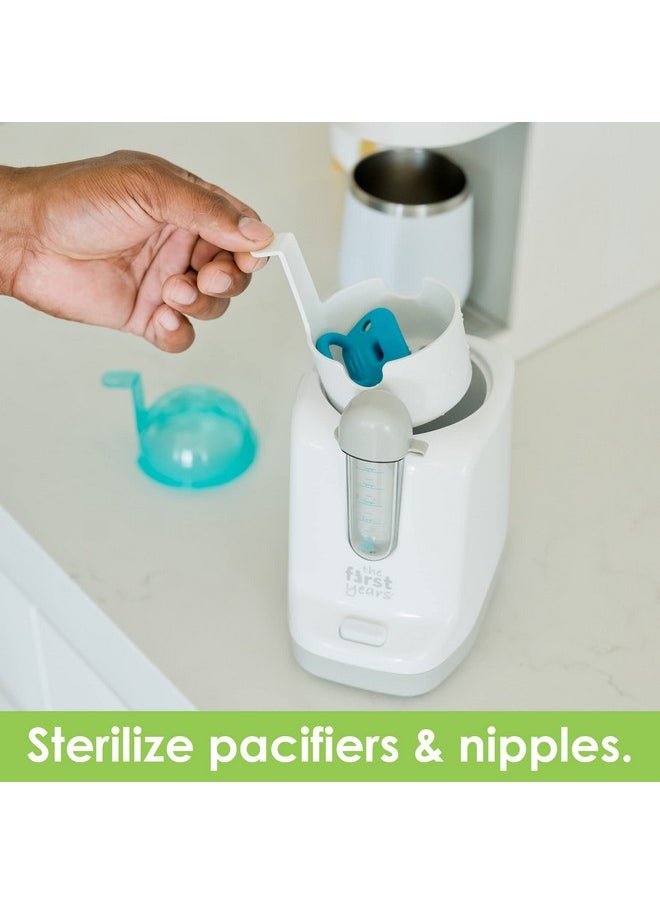the FIRST years - Baby Bottle Warmer And Sterilizer Pacifier And Bottle Nipple Sanitizer Feeding Baby Essentials For Formula Or Breast Milk Holds Multiple Sizes - Image 1