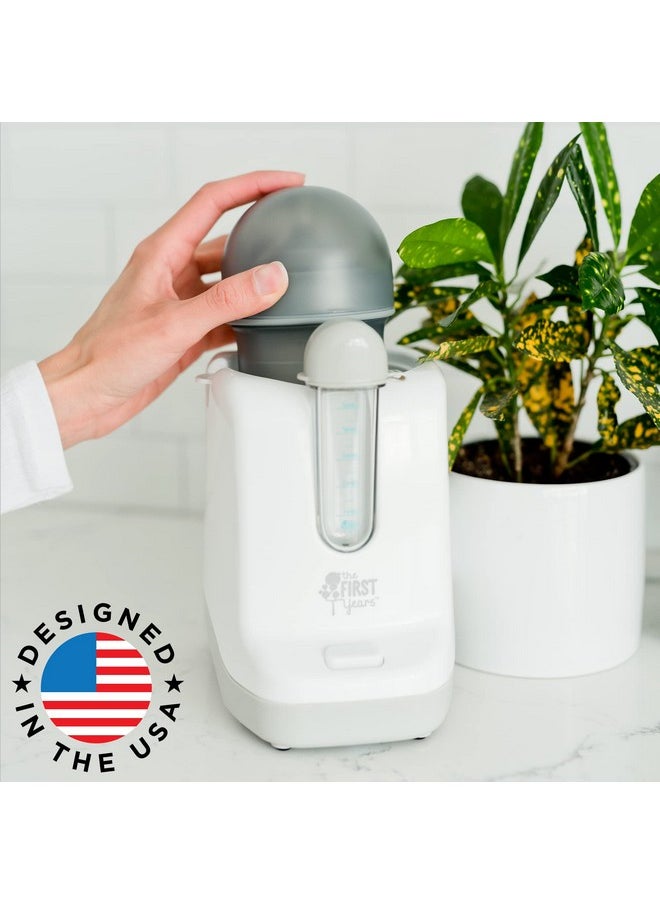 the FIRST years Baby Bottle Warmer And Sterilizer Pacifier And Bottle Nipple Sanitizer Feeding Baby Essentials For Formula Or Breast Milk Holds Multiple Sizes  - Image 3