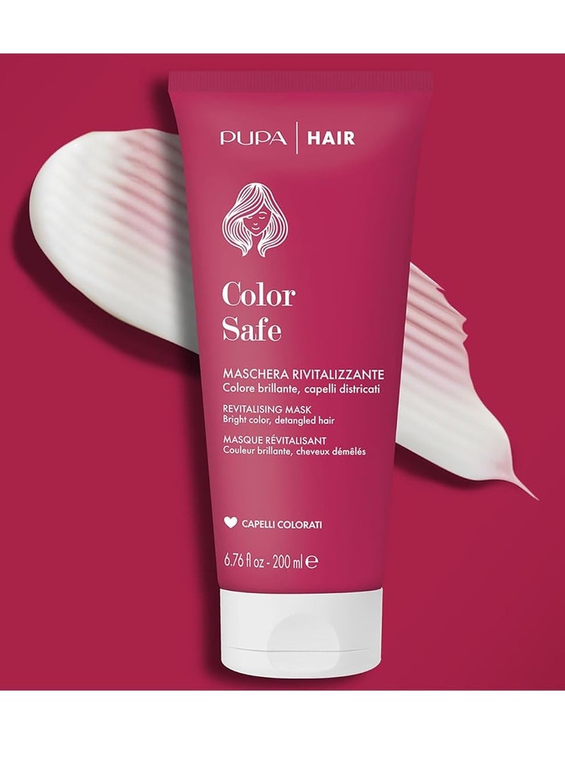 Pupa Milano Pupa Milano Color Safe Revitalizing Mask - Hydrating Hair Mask with Sunflower Seed Extract - Detangles, Nourishes, and Protects - 6.76 oz  - Image 2