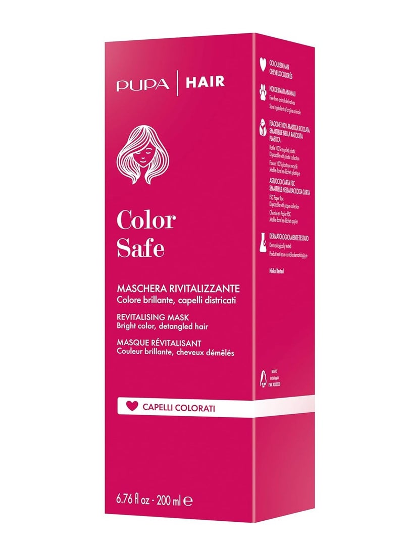 Pupa Milano Pupa Milano Color Safe Revitalizing Mask - Hydrating Hair Mask with Sunflower Seed Extract - Detangles, Nourishes, and Protects - 6.76 oz  - Image 4