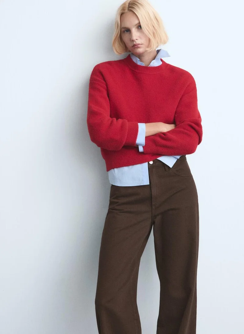 MANGO  Danila high-waisted wide-leg jeans for Women | Best Price UAE