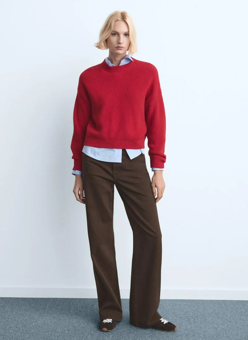 MANGO  Danila high-waisted wide-leg jeans for Women | Best Price UAE