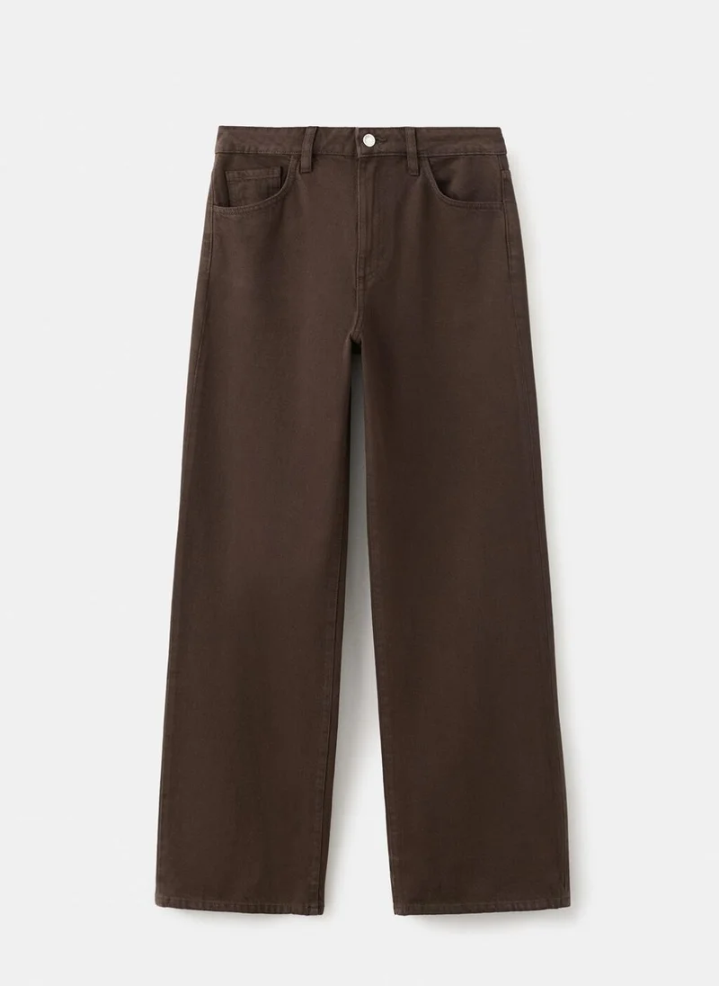 MANGO  Danila high-waisted wide-leg jeans for Women | Best Price UAE