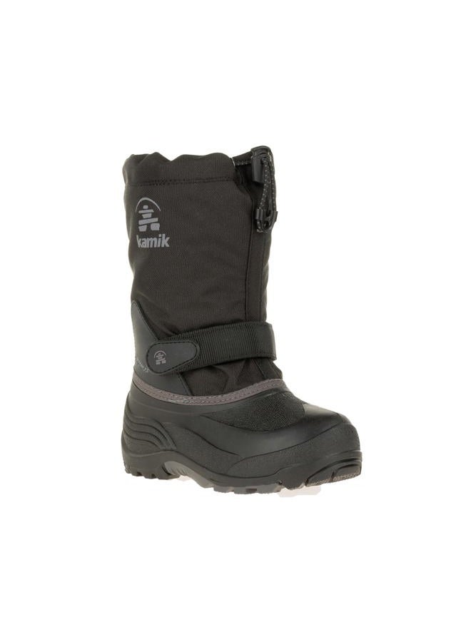 Kamik Girls' Waterbug5 Snow Boot, Black/Charcoal, 10 Medium US Toddler - Image 1