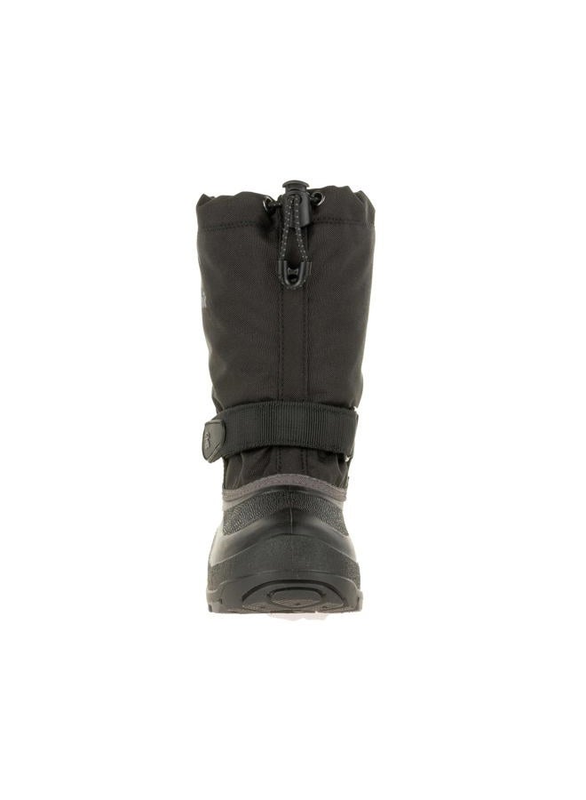Kamik Girls' Waterbug5 Snow Boot, Black/Charcoal, 10 Medium US Toddler - Image 4