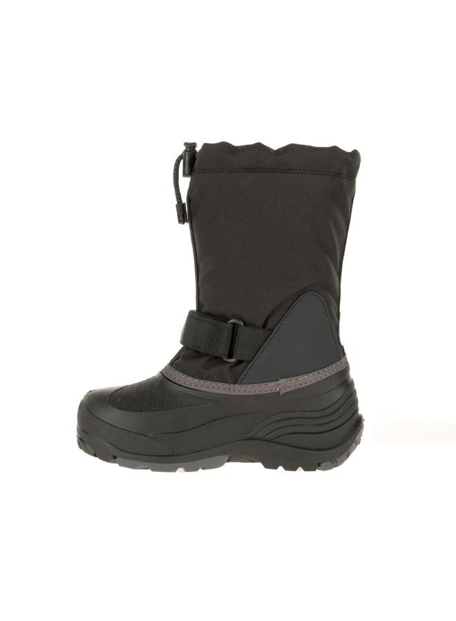 Kamik Girls' Waterbug5 Snow Boot, Black/Charcoal, 10 Medium US Toddler - Image 3