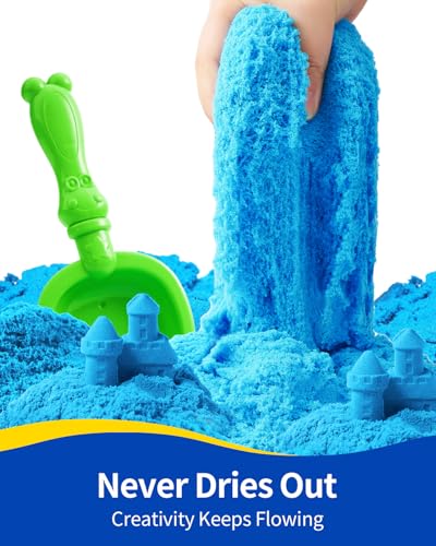 OleOletOy Colored Sand Bulk for Kids 12 Lbs Large Pack Multicolor Moldable Sand Classroom Activities for Kids Boys Girls Age 38 Sensory Play Bulk Sand for Sandbox Party Favors Sensory Bin Filler - Image 5
