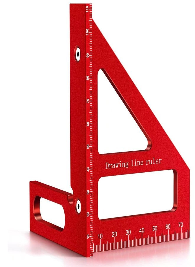 Allwin 3D Multi-Angle Measuring Ruler, High Precision 45/90 Degree Aluminum Alloy Woodworking Square, Layout Tool with Scale for Carpentry, Engineering & DIY Projects - Image 1