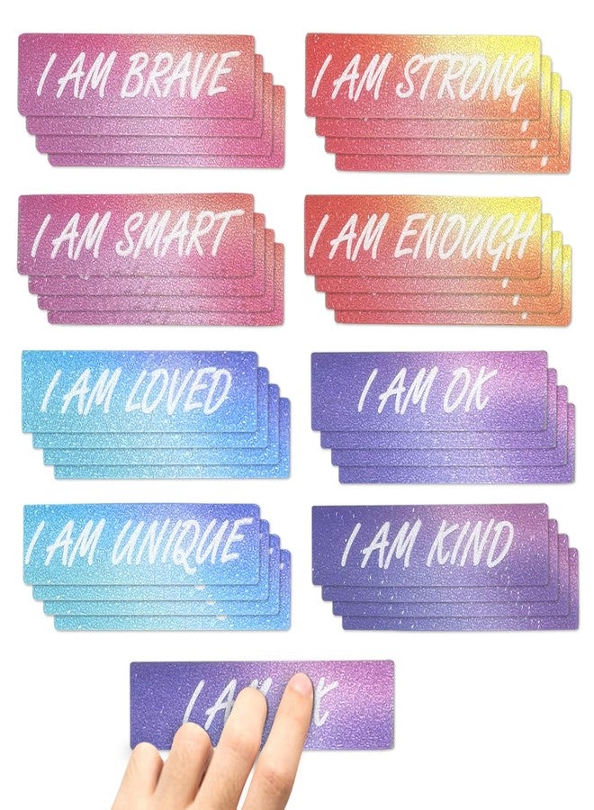 TBTFW 32 PCS Calm Strips for Anxiety Sensory Stickers, Calming Strips Tactile Rough Tactile Stickers, Textured Sensory Strips for Desk Classroom (Watercolor Style) - Image 1